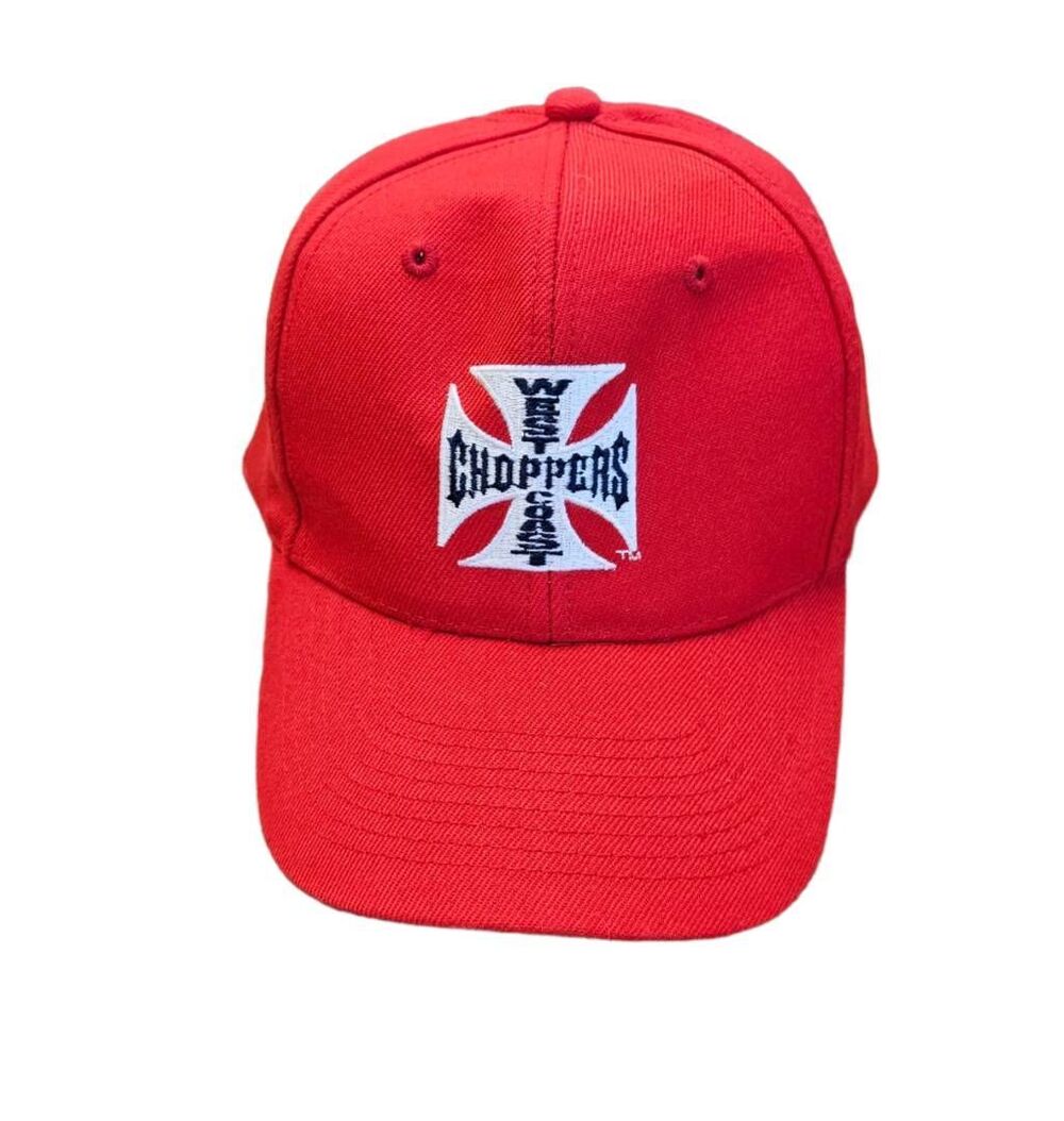 Weat Coast Choppers Jesse James Red Hat Cap